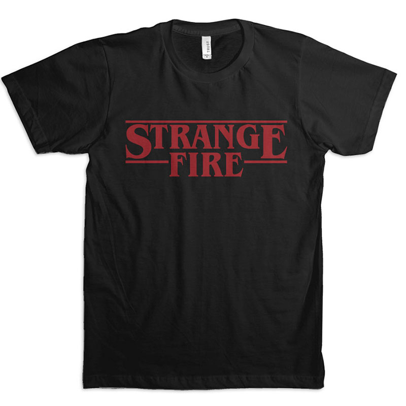 Strange FIre Unisex Tee + Free Pin