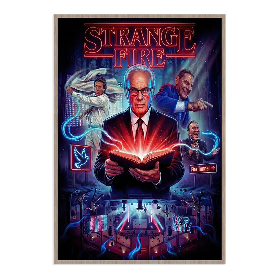 Strange Fire Poster Print