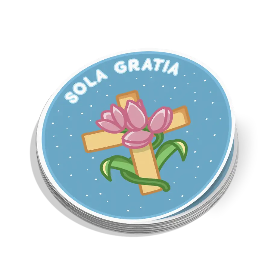 Sola Gratia Sticker