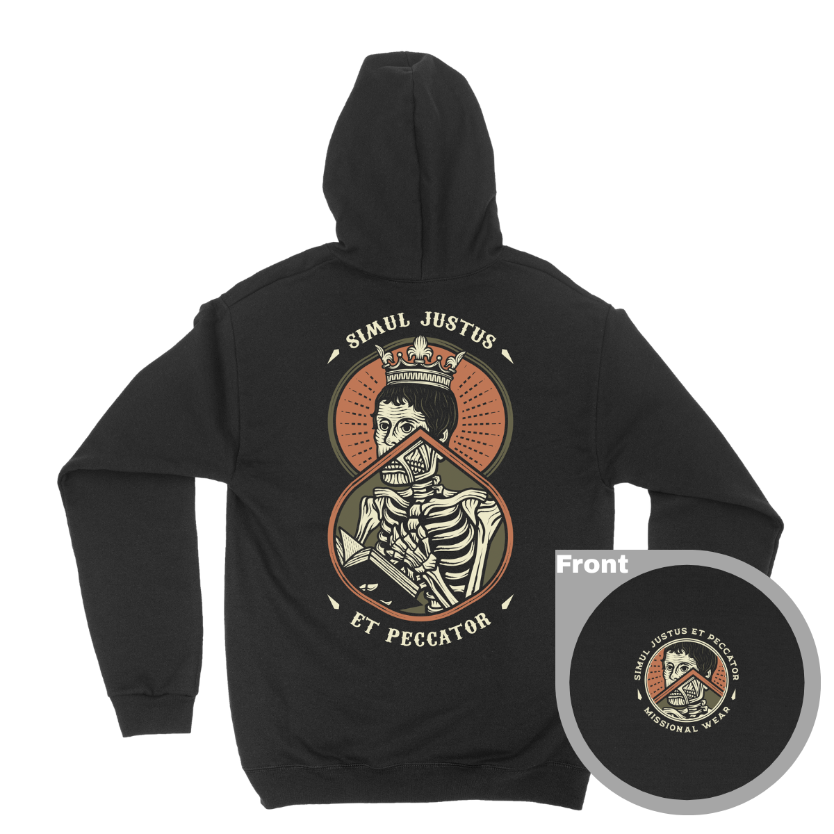 Simul Justus Dead Hoodie