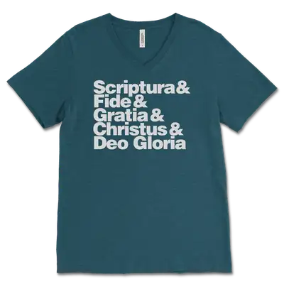 Five Solas (Ampersand) V‐Neck Tee