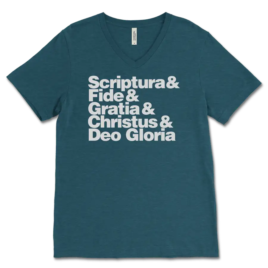 Five Solas (Ampersand) V&dash;Neck Tee