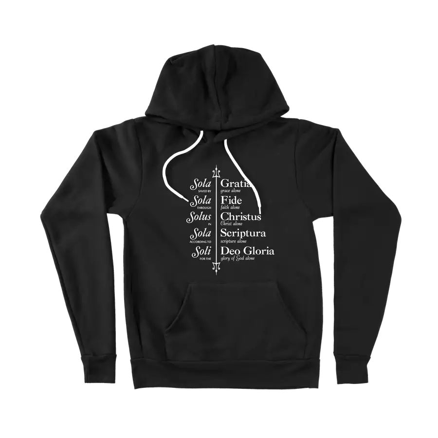 The Five Solas (Trident) Ladies Hoodie