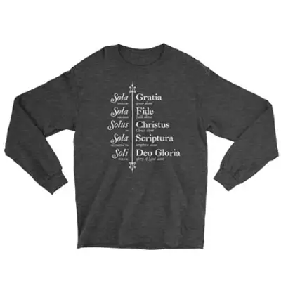 The Five Solas (Trident) Long Sleeve Tee