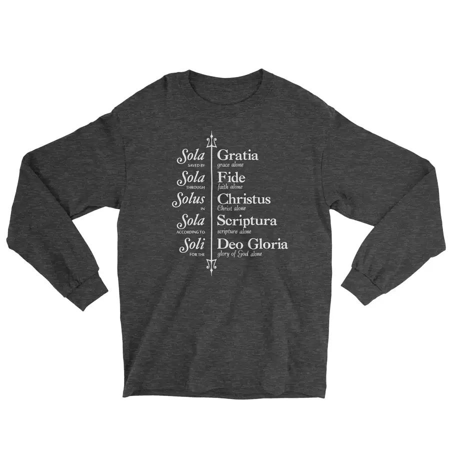The Five Solas (Trident) Long Sleeve Tee