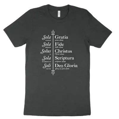 The Five Solas (Trident) Tee