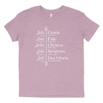The Five Solas (Trident) Youth Tee