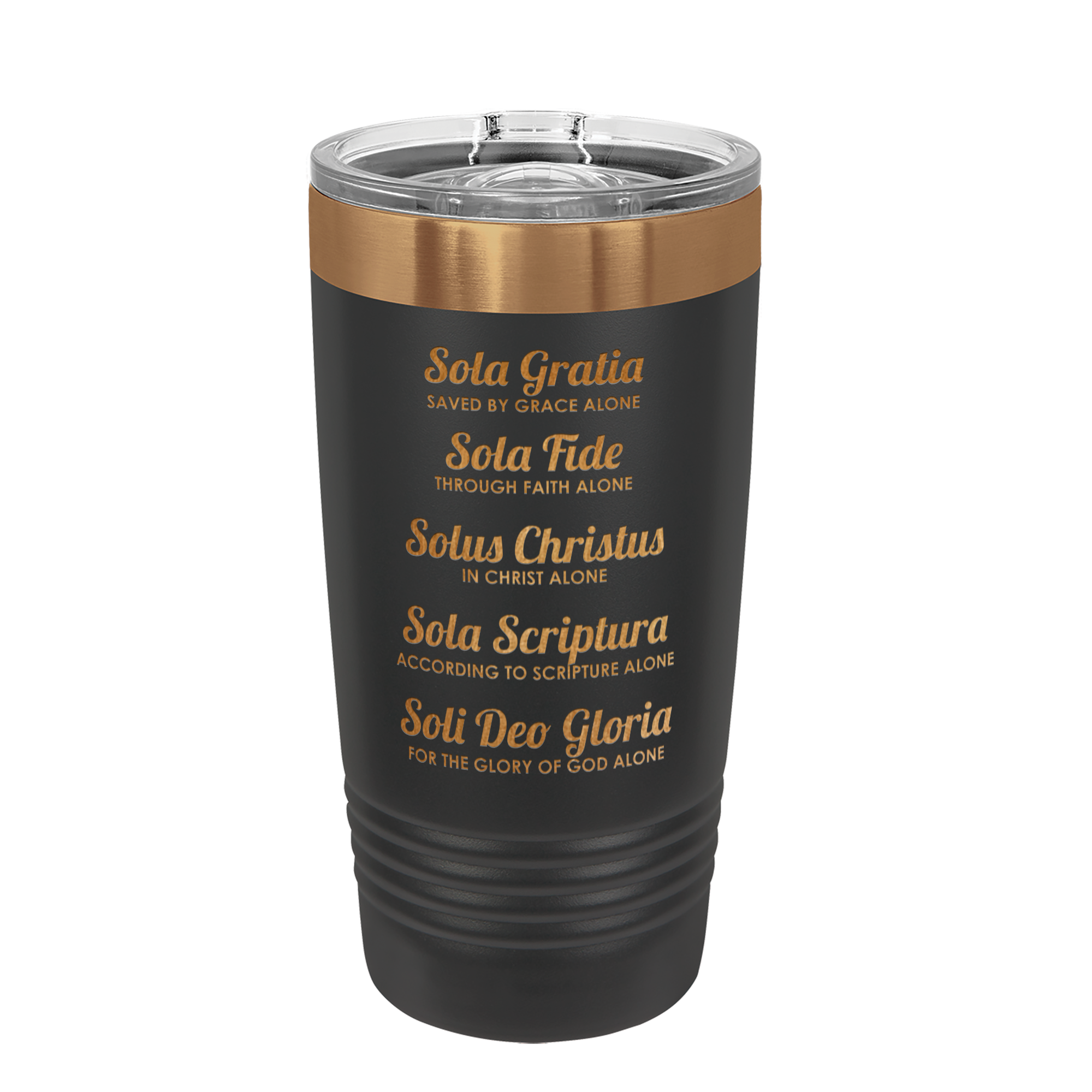 The Five Solas Copper 20oz Insulated Tumbler