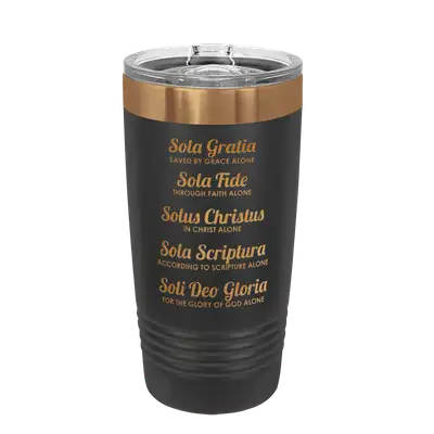 The Five Solas Copper 20oz Insulated Tumbler