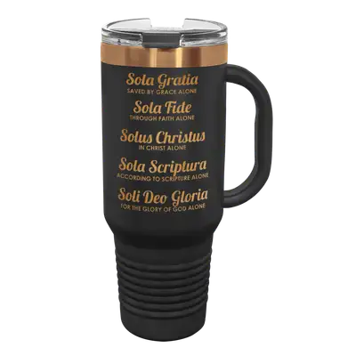 The Five Solas Copper 40 oz Insulated Travel Tumbler