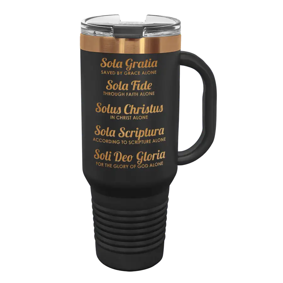 The Five Solas Copper 40 oz Insulated Travel Tumbler