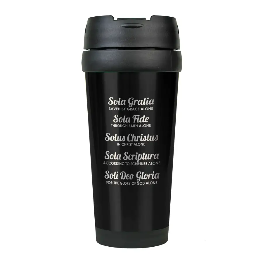 The Five Solas Stainless Steel Travel Mug