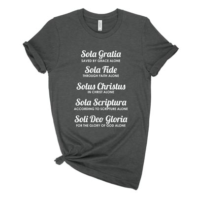 The Five Solas Unisex Tee