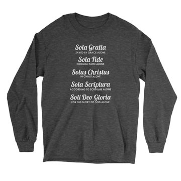 The Five Solas Long Sleeve Tee