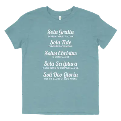 The Five Solas Youth Tee