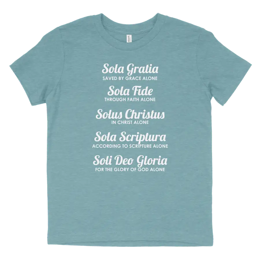 The Five Solas Youth Tee