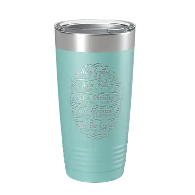 Five Solas Hand Lettered 20oz Insulated Tumbler