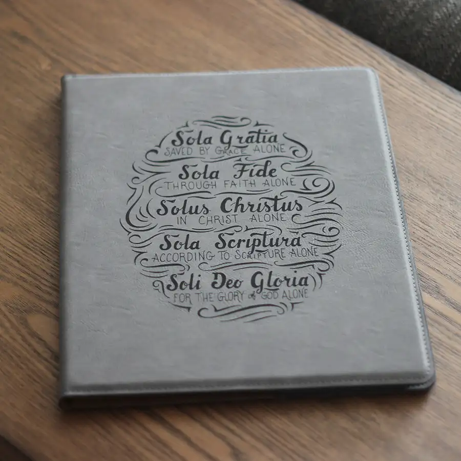 1689 BCF Roman Numerals Portfolio Cover #3