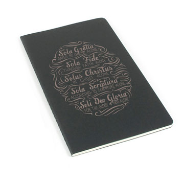 Five Solas Laser Etched Moleskine Journal