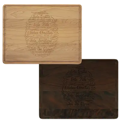 Five Solas Hand Lettered Cutting Board Drip