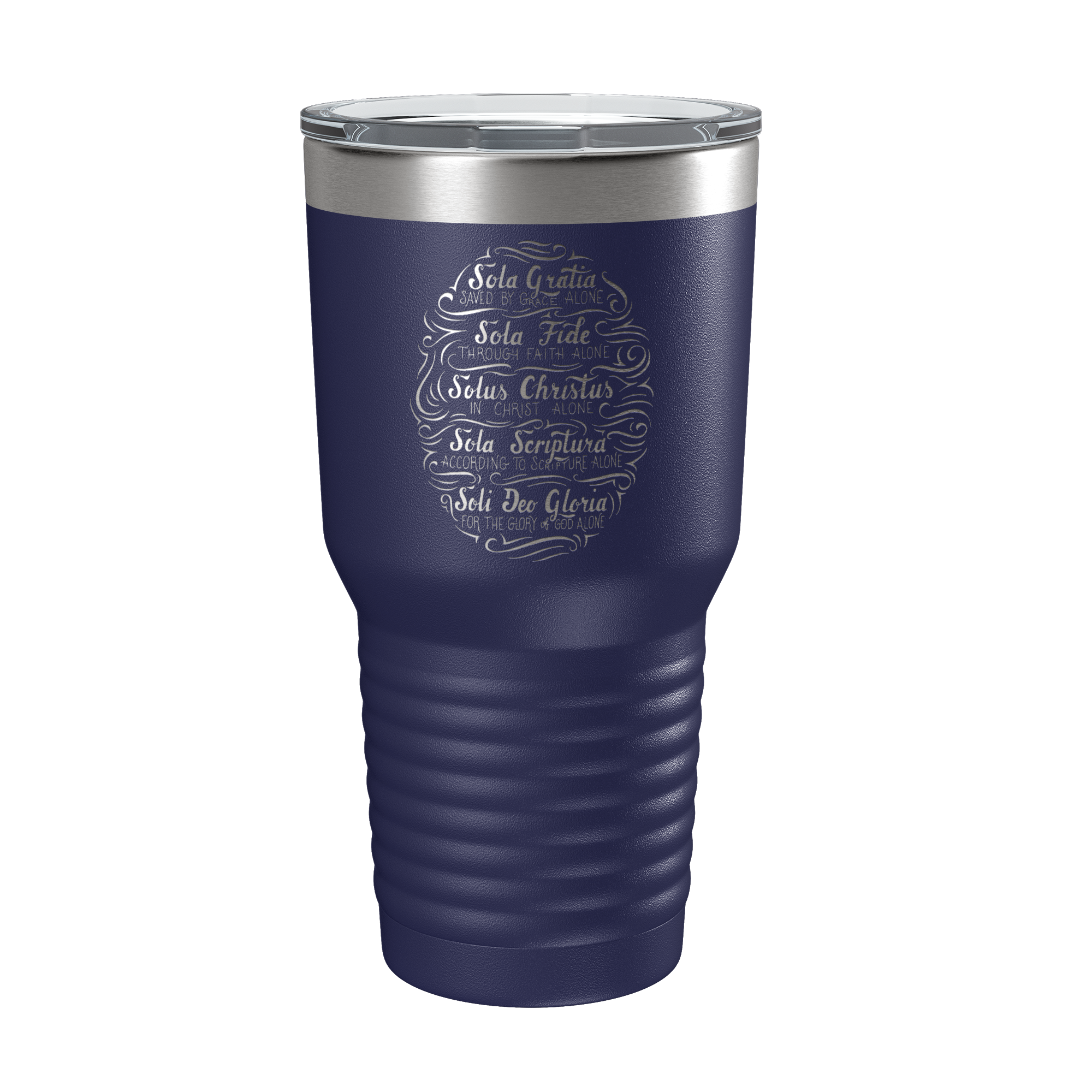Five Solas Hand Lettered 30oz Insulated Tumbler
