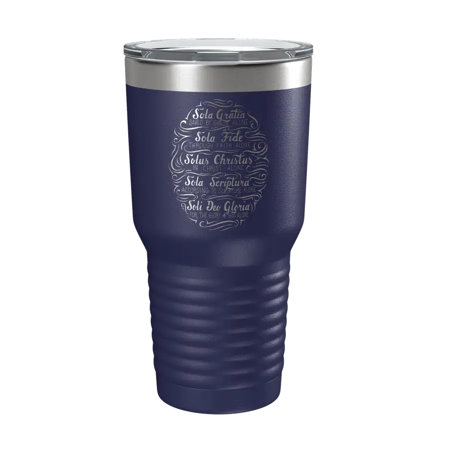 Five Solas Hand Lettered 30oz Insulated Tumbler