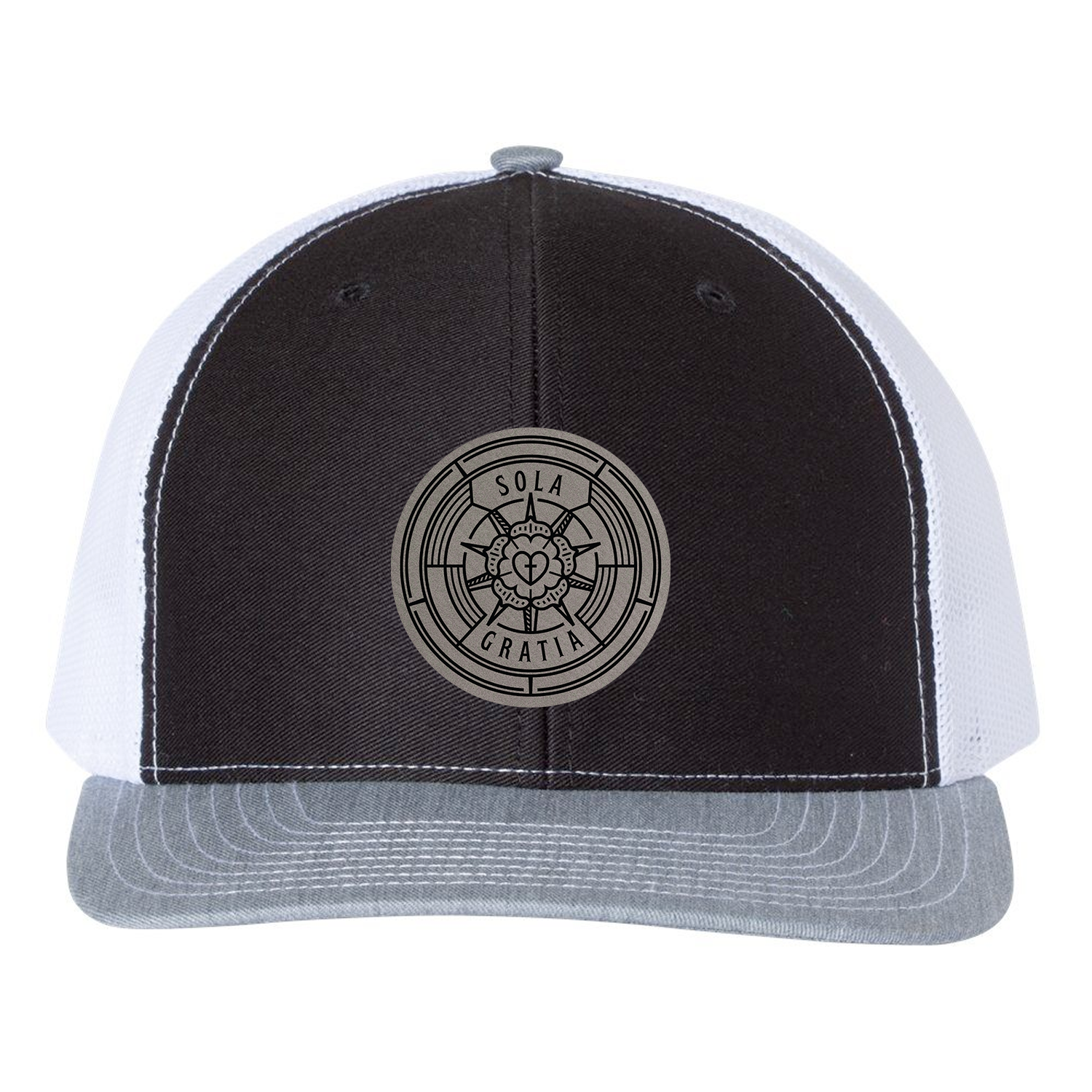 Sola Gratia Badge Trucker Hat