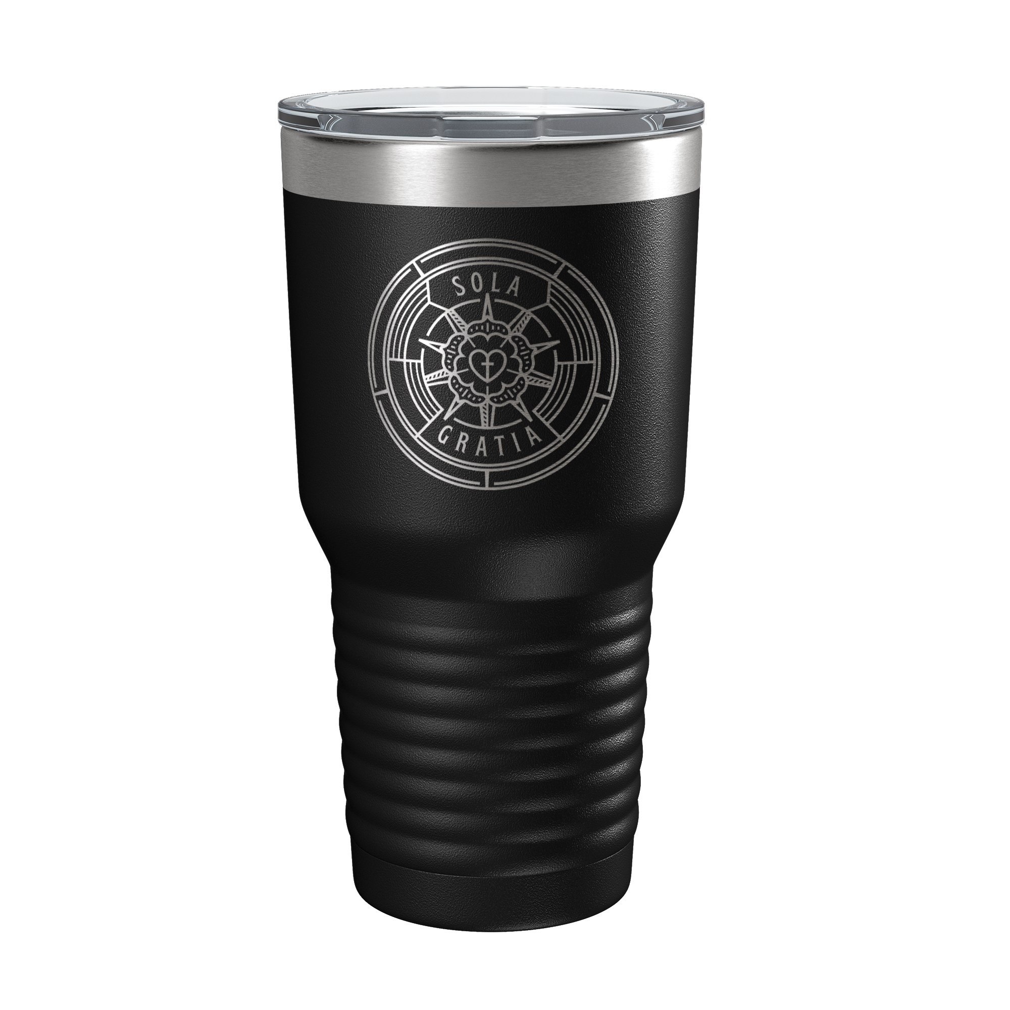 Sola Gratia Badge 30oz Insulated Tumbler