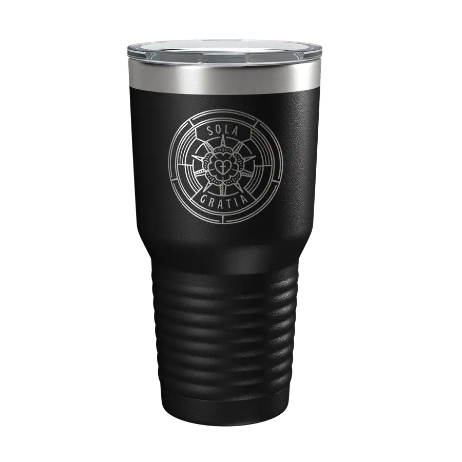 Sola Gratia Badge 30oz Insulated Tumbler