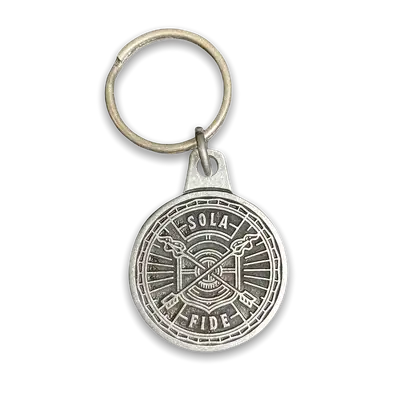 Sola Fide Badge Key Chain