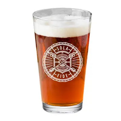 Sola Fide Pint Glass
