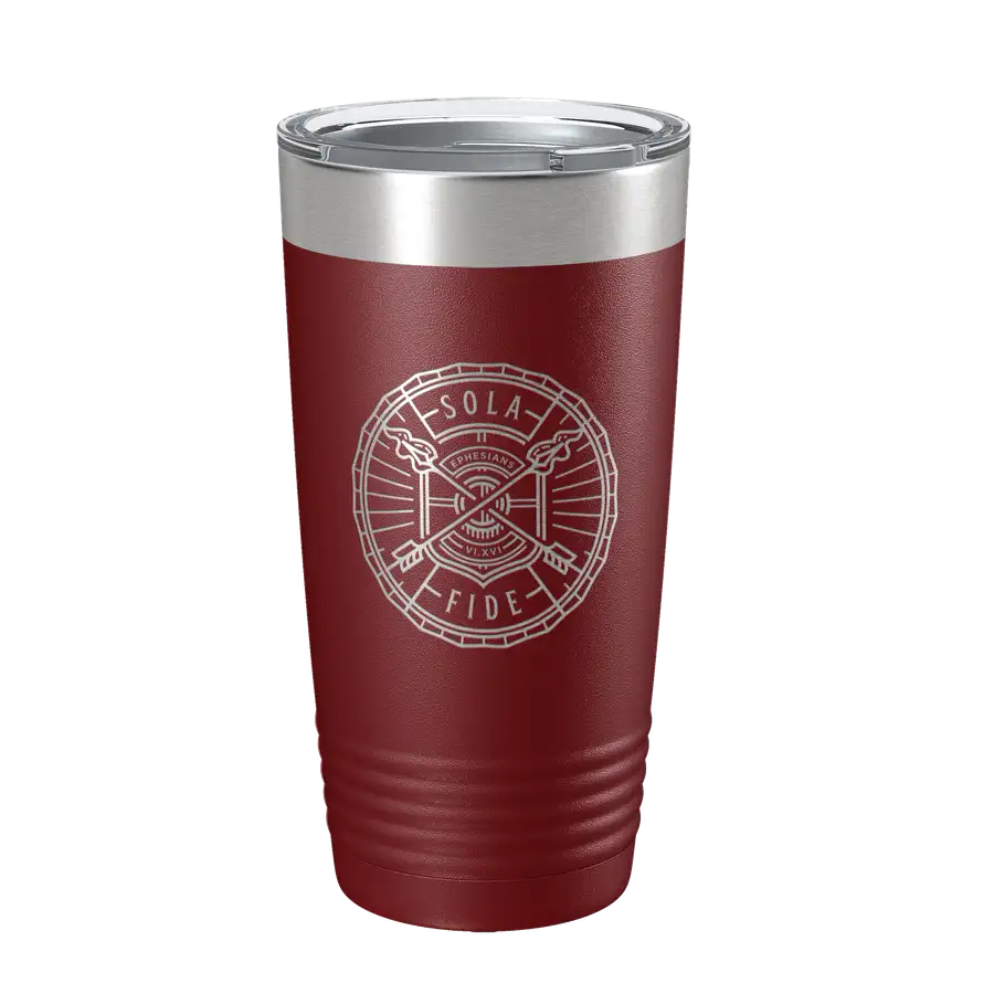 Sola Fide Badge 20oz Insulated Tumbler