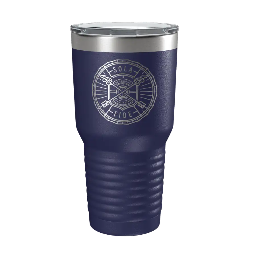 Sola Fide Badge 30oz Insulated Tumbler