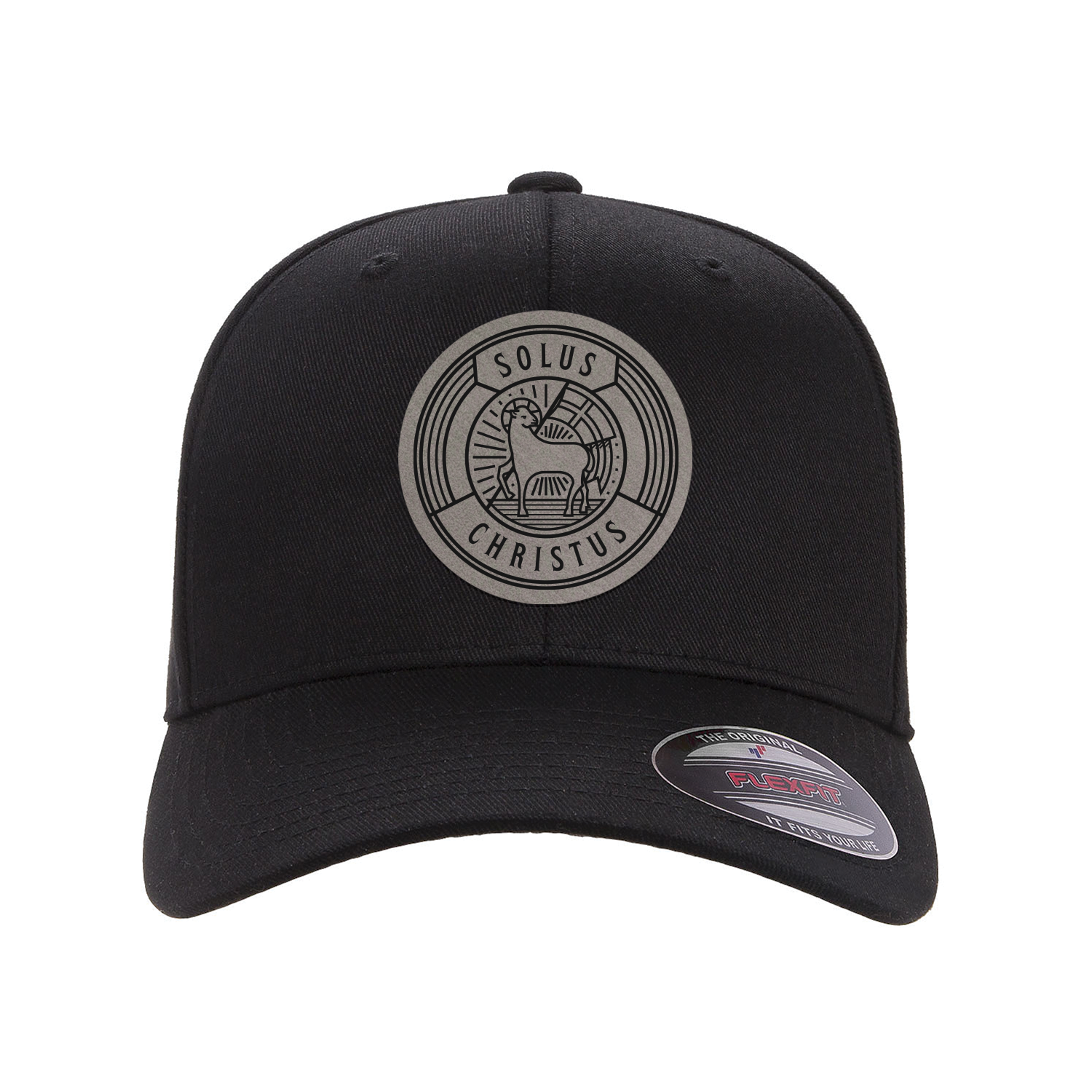 Solus Christus Badge Fitted Hat