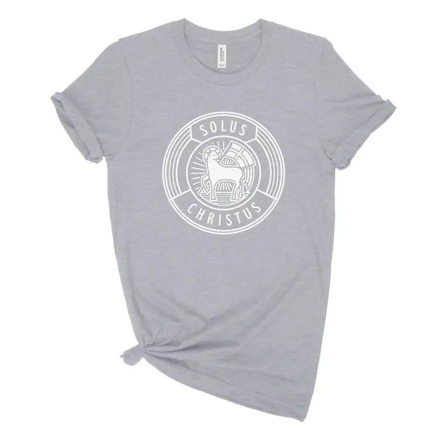Solus Christus Badge Unisex Tee