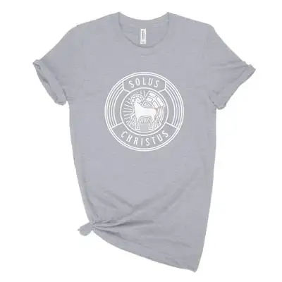 Solus Christus Badge Unisex Tee