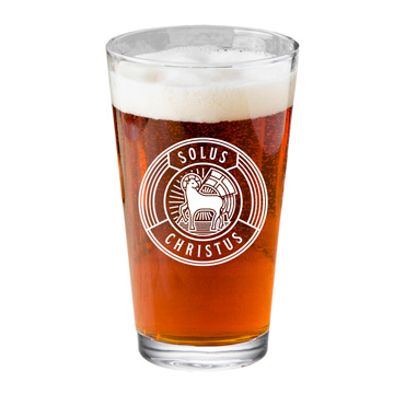 Solus Christus Pint Glass