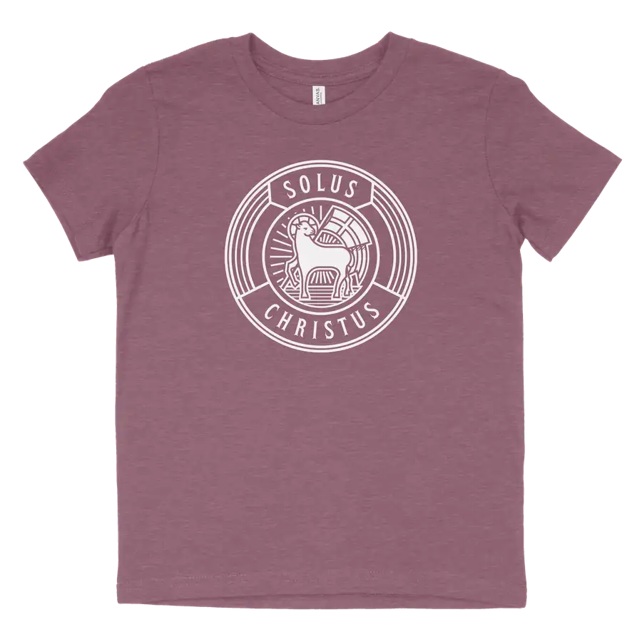 Solus Christus Badge Youth Tee