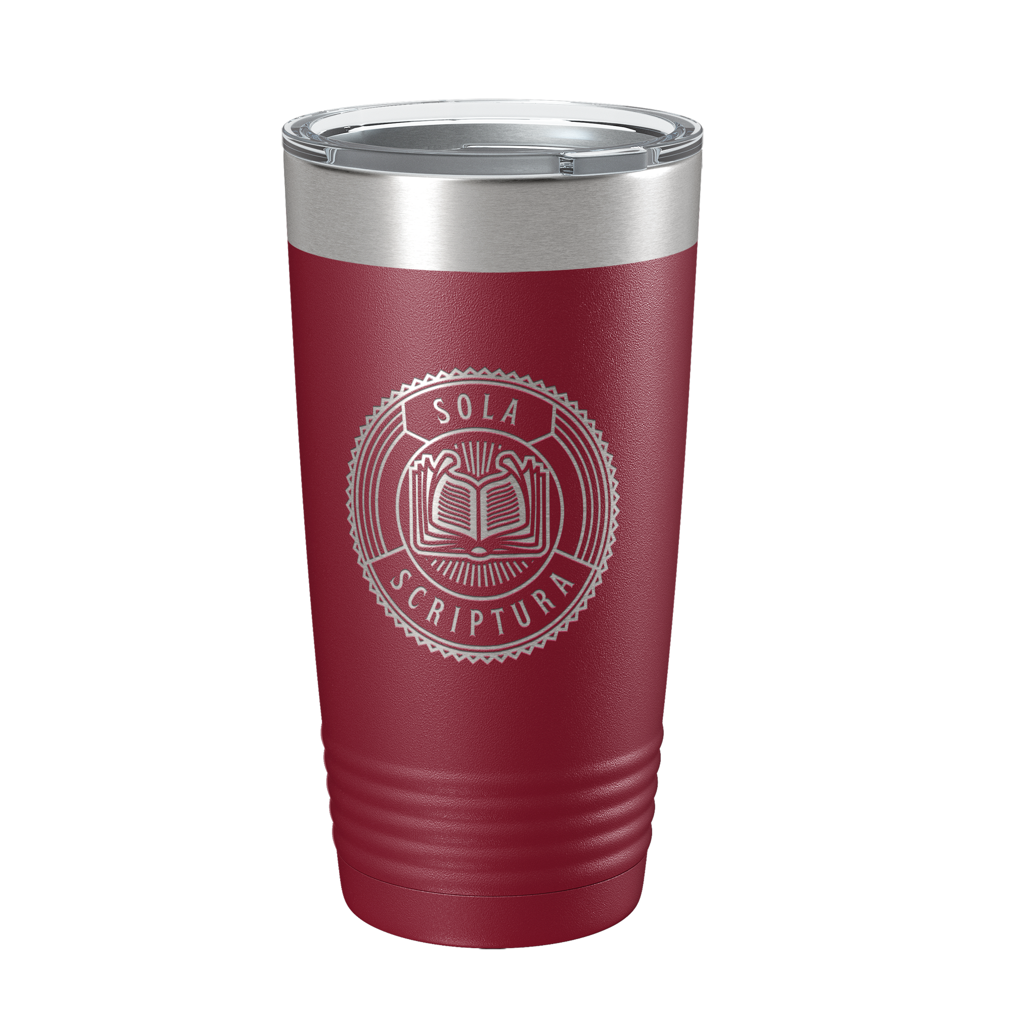 Sola Scriptura Badge 20oz Insulated Tumbler