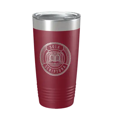 Sola Scriptura Badge 20oz Insulated Tumbler