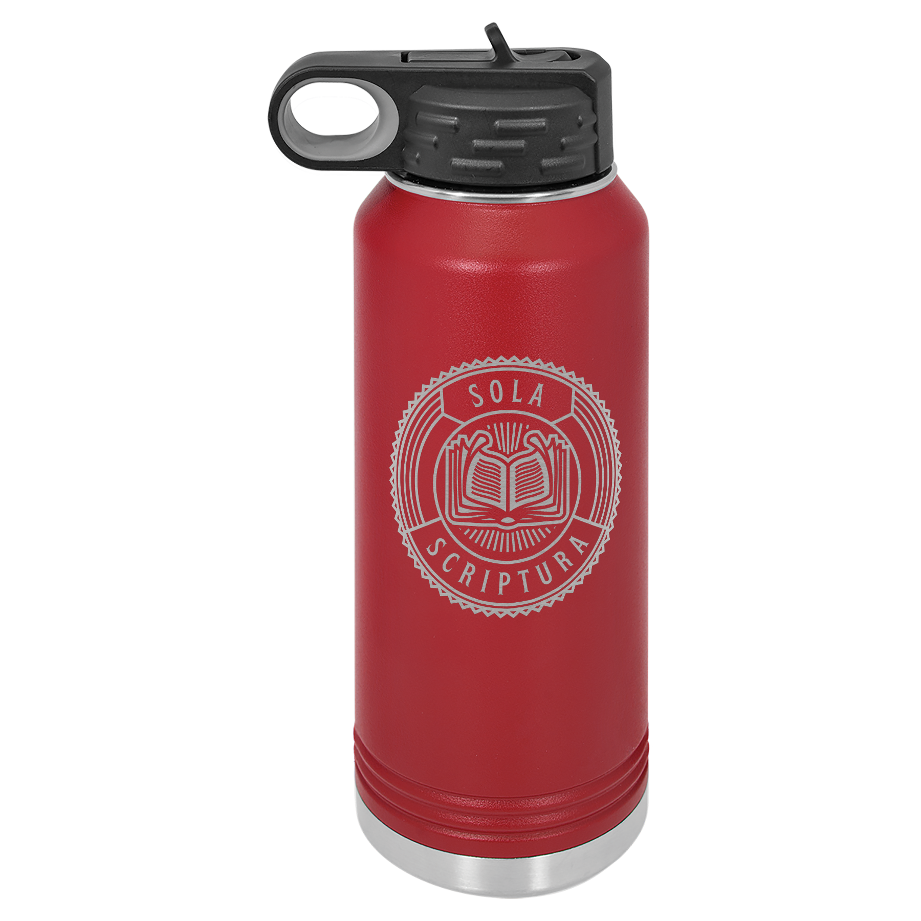 Sola Scriptura Badge Insulated Bottle