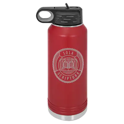 Sola Scriptura Badge Insulated Bottle