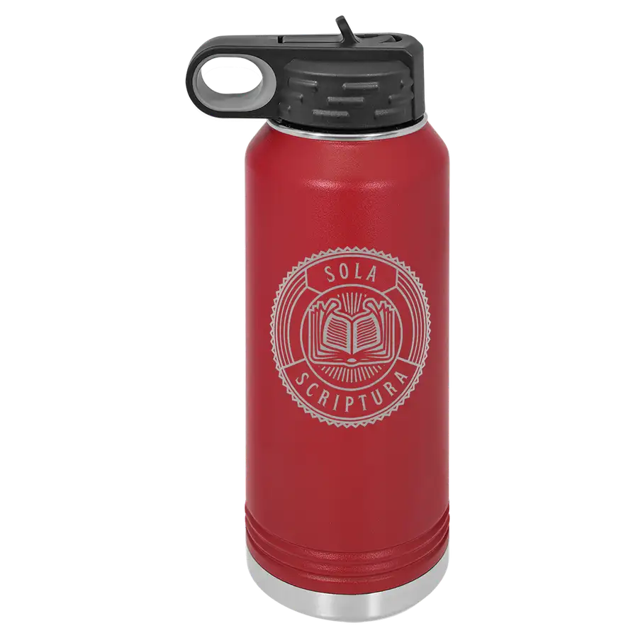 Sola Scriptura Badge Insulated Bottle