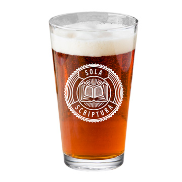 Sola Scriptura Pint Glass
