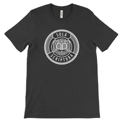 Sola Scriptura Badge Tee