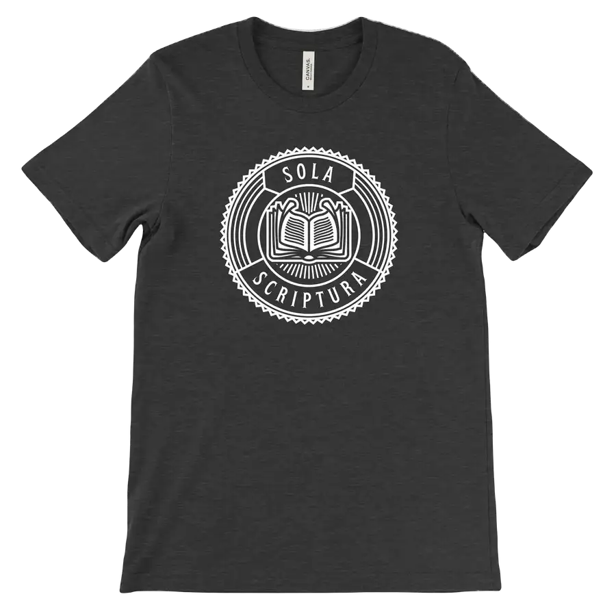 Sola Scriptura Badge Tee
