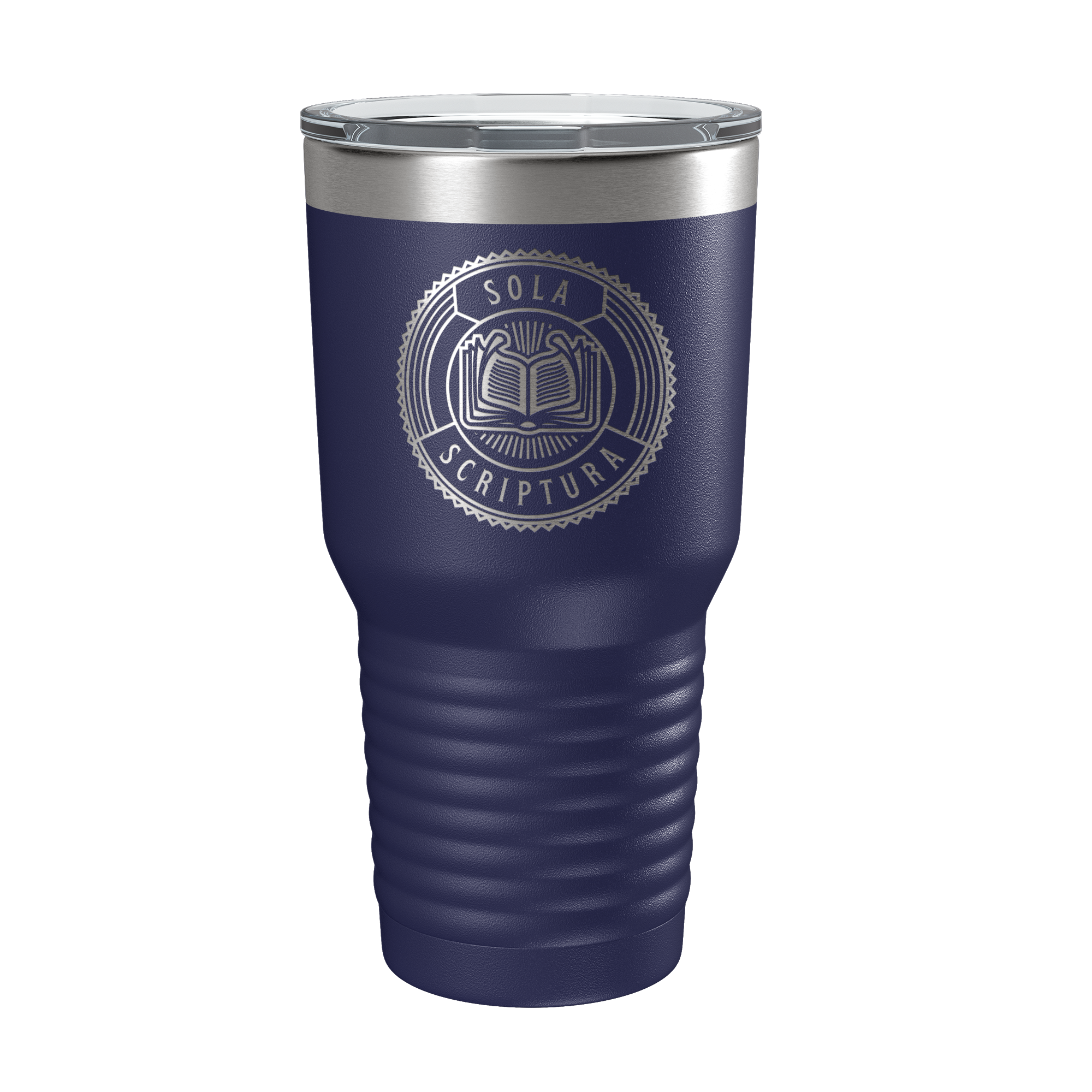 Sola Scriptura Badge 30oz Insulated Tumbler