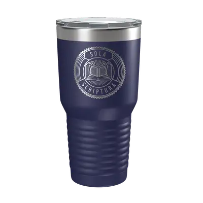 Sola Scriptura Badge 30oz Insulated Tumbler