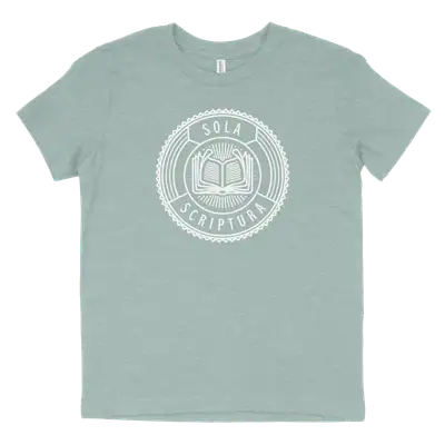 Sola Scriptura Badge Youth Tee