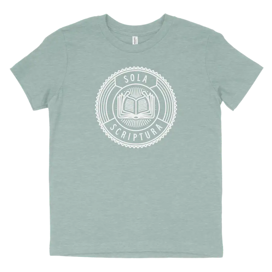 Sola Scriptura Badge Youth Tee
